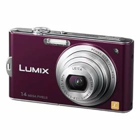 【中古】【良い】パナソニック デジタルカメラ ルミックス ノーブルバイオレットDMC-FX66-V