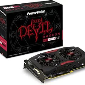 【中古】PowerColor ビデオカード AMD RADEON RX470搭載 AXRX 470 4GBD5-3DH/OC