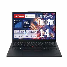【中古】 Lenovo ThinkPad E14 Gen 7 IAL ノートパソコン 14インチ/インテル® Core™ Ultra 5 プロセッサー 225U/メモリ 16GB/SSD 256GB/Windows 11 Pro/Wi-Fi 6 指紋認証 Microsoft Office Home and Business 2024 (法人向け)