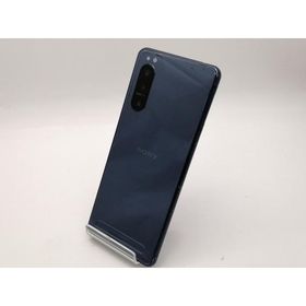 【中古】SONY au 【SIMロック解除済み】 Xperia 5 II ブルー 8GB 128GB SOG02【大須2】保証期間１ヶ月【ランクC】