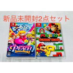 ニンテンドースイッチ(Nintendo Switch)のプリンセスピーチ Showtime！ マリオvs.ドンキーコング 新品 未開封(家庭用ゲームソフト)