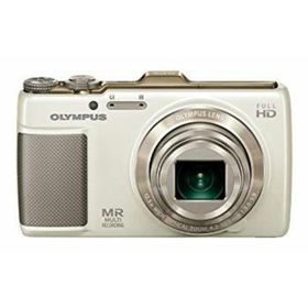 OLYMPUS デジタルカメラ SH-25MR ホワイト iHSテクノロジー GPS・電子コンパス内蔵 1600万画素 裏面照射型CMOS 光学12.5倍ズーム DUAL IS ハイビ tf8su2k(コンパクトデジタルカメラ)