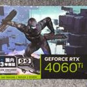 グラフィックボード GC-RTX4060TI-E8GB/OC/DF 玄人志向