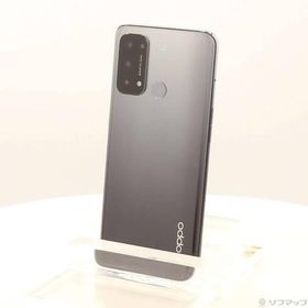 〔中古〕ワイモバイル OPPO Reno5 A 128GB シルバーブラック A101OP Y!mobile SIMフリー 〔ネットワーク利用制限▲〕〔258-ud〕