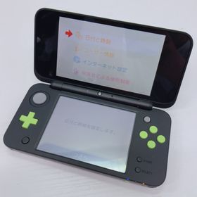 Newニンテンドー2DS LL ブラック×ライム 本体 ゲーム機 完動品 (家庭用ゲーム機本体)