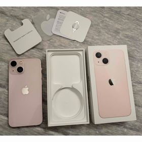 アップル(Apple)の【良品】オマケ付 iPhone13 mini本体128GBピンクSIMフリー(スマートフォン本体)
