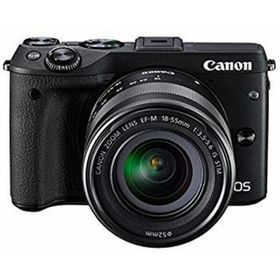 Canon ミラーレス一眼カメラ EOS M3 レンズキット(ブラック) EF-M18-55mm F3.5-5.6 IS STM 付属 EOSM3BK-1855ISSTMLK qqffhab(ミラーレス一眼)