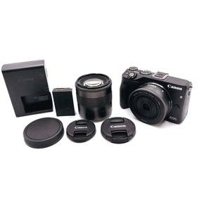 【即発送】Canon キャノン EOS M3 ダブルズームキットミラーレスカメラ(ミラーレス一眼)