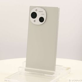(中古)SHARP AQUOS R10 256GB カシミヤホワイト SH-M31 SIMフリー(262-ud)