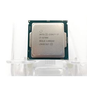 【中古】Intel Core i7-6700K (4.0GHz/TB:4.2GHz/SR2L0) BOX LGA1151/4C/8T/L3 8M/HD530/TDP91W【ECセンター】保証期間１週間