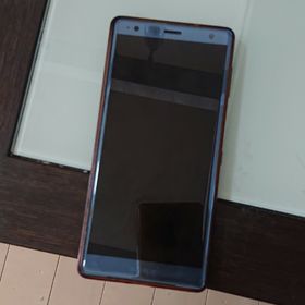 XPERIA XZ2auSOV３７ グリーン ジャンク フィルムあり(スマートフォン本体)