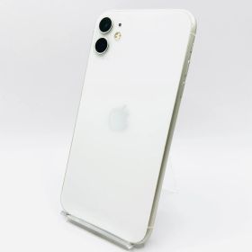 au iPhone11 128GB ホワイト MWM22J/A SIMロック解除済み 利用制限〇 動作確認済み