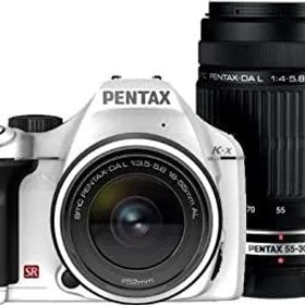 【中古-非常に良い】PENTAX デジタル一眼レフカメラ K-x ダブルズームキットホワイト