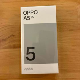 オッポ(OPPO)のOPPO A5 5G ホワイト(スマートフォン本体)