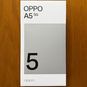新品未使用★OPPO A5 5G ホワイト SIMフリー品★禁煙保管(スマートフォン本体)