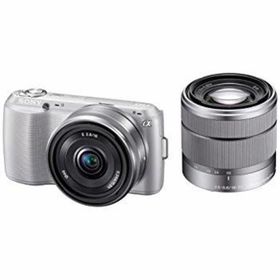 ソニー SONY デジタル一眼カメラ α NEX-C3 ダブルレンズキット シルバー NEX-C3D/S g6bh9ry(デジタル一眼)