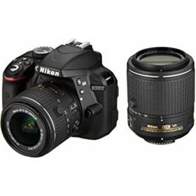 Nikon デジタル一眼レフカメラ D3300 ダブルズームキット2 ブラック(デジタル一眼)