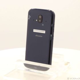 (中古)FCNT らくらくスマートフォン 64GB ネイビー F-52B docomo SIMフリー(368-ud)