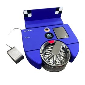 ■Dyson 360 Vis Nav RB03 ロボット掃除機 ブルー 充電ドック ACアダプター付 動作確認済 傷あり 内部汚れあり ダイソン2551470,2551470