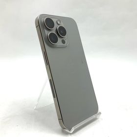 アップル(Apple)の【全額返金保証】【最速発送】Apple iPhone iPhone 15 Pro 128GB ナチュラルチタニウム SIMフリー 動作確認済(スマートフォン本体)