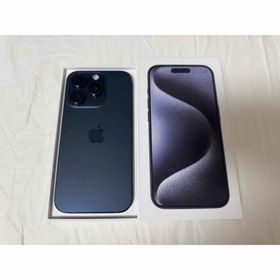 アップル(Apple)の【海外版】iPhone15Pro 256GB ブルーチタニウム シャッター音なし(スマートフォン本体)