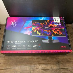[むつ65-041717] [併売] MSI MPG 271QRX QD-OLED ゲーミングモニター 26.5インチ