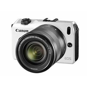 Canon ミラーレス一眼カメラ EOS M レンズキット EF-M18-55mm F3.5-5.6 IS STM付属 ホワイト EOSMWH-18-55ISSTMLK khxv5rg(ミラーレス一眼)