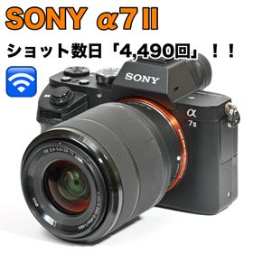 ソニー(SONY)のショット数わずか「4,490回」☆SONY α7Ⅱレンズキット(ミラーレス一眼)