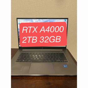 ZBook Studio 15.6 ◆RTX A4000 2TB 32GB(ノートPC)