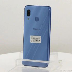 【中古】SAMSUNG(サムスン) GALAXY A30 64GB ブルー SCV43 auロック解除SIMフリー 【297-ud】