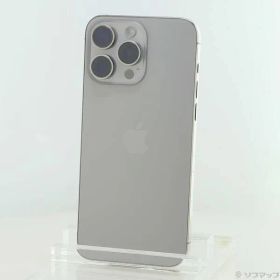 ソフマップ 〔中古品〕 iPhone15 Pro Max 256GB ナチュラルチタニウム MU6R3J／A SIMフリー【349】