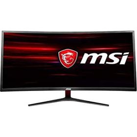 【中古】MSI Optix MAG341CQ 湾曲 34インチ ゲーミングモニタ UWQHD 対応 ウルトラワイド (3440×1440) MN414(ディスプレイ)