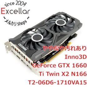 [bn:10] Inno3Dグラボ GeForce GTX 1660 Ti Twin X2 N166T2-06D6-1710VA15 PCIExp 6GB