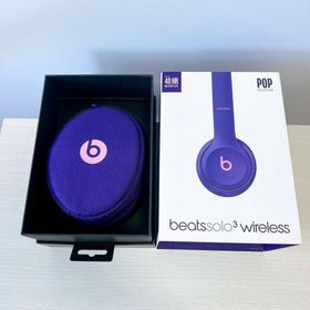 ビーツバイドクタードレ(Beats by Dr Dre)のBeats Solo3 Wireless POP バイオレット パープル ピンク(ヘッドフォン/イヤフォン)