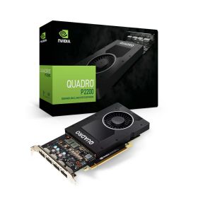 【エントリーでポイント5倍】 グラボ 中古 NVIDIA Quadro P2200 1280コア 5GB GDDRX DisplayPort 4画面対応 75W シングルスロット 8K構築可能 CAD グラフィックボード