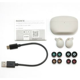 ソニー(SONY)の中古ソニー ワイヤレスノイズキャンセリングステレオヘッドセット WF-1000XM5-SC wf-1000xm5-sc プラチナシルバー 【可(C)】(ヘッドフォン/イヤフォン)