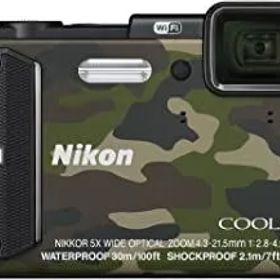Nikon デジタルカメラ COOLPIX AW130 カムフラージュグリーン