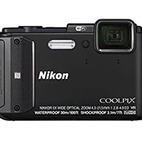 【中古-非常に良い】Nikon デジタルカメラ COOLPIX AW130 ブラック BK