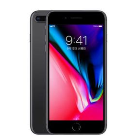 アップル(Apple)のiPhone8 Plus 256GB スペースグレイ SIMフリー 本体 スマホ iPhone 8 Plus アイフォン アップル apple 【送料無料】 ip8pmtm819(スマートフォン本体)