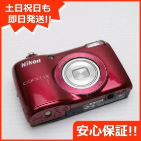 美品 COOLPIX L26 レッド 即日発送 デジカメ Nikon デジタルカメラ 本体 土日祝発送OK 04000