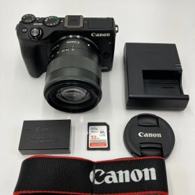 【動作確認済】Canon EOS M3 EF-M 18-55mm IS STM レンズキット ブラック ミラーレス一眼