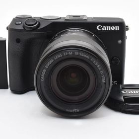 ★良品★キヤノン Canon EOS M3 + EF-M 18-55mm F3.5-5.6 IS STM レンズセット★ T27＃5532