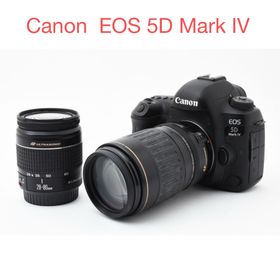 キヤノン(Canon)のフルサイズ/Canon EOS 5D Mark IV標準&望遠ダブルレンズセット(デジタル一眼)