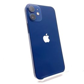 【全額返金保証】【最速発送】 iPhone 12 mini 128GB ブルー au 白ロム 動作確認済 75%