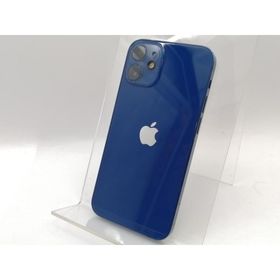 【中古】Apple docomo 【SIMロック解除済み】 iPhone 12 mini 128GB ブルー MGDP3J/A【津田沼】保証期間１ヶ月【ランクC】