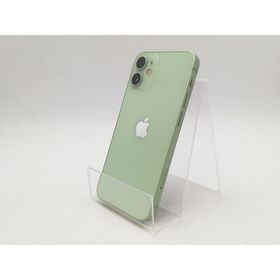 【中古】Apple docomo 【SIMロック解除済み】 iPhone 12 mini 128GB グリーン MGDQ3J/A【柏】保証期間１週間【ランクC】