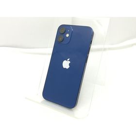 【中古】Apple SoftBank 【SIMロック解除済み】 iPhone 12 mini 64GB ブルー MGAP3J/A【川崎】保証期間１ヶ月【ランクC】