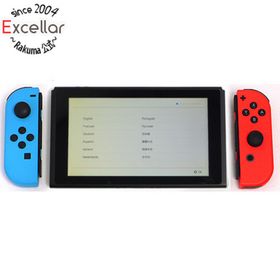 ニンテンドースイッチ(Nintendo Switch)の任天堂 Nintendo Switch バッテリー拡張モデル HAD-S-KABAA ネオンブルー・ネオンレッド 本体・Joy-Conのみ 液晶画面いたみ(家庭用ゲーム機本体)