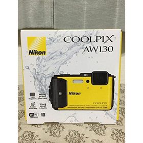 【中古】Nikon デジタルカメラ COOLPIX AW130 イエロー YW(コンパクトデジタルカメラ)