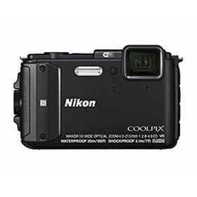 Nikon デジタルカメラ COOLPIX AW130 ブラック BK dwos6rj(コンパクトデジタルカメラ)
